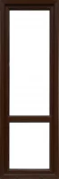 Балконная дверь пластиковая ПВХ VEKA 2130x700 мм (ВxШ) поворотная однокамерный стеклопакет белый/Темный дуб