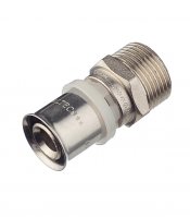 Соединитель прямой VALTEC (VTm.201.N.002005) 20(пресс) х 3/4 НР(ш)