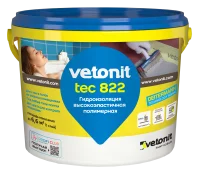 Мастика гидроизоляционная Vetonit Tec 822 4 кг цвет розовый