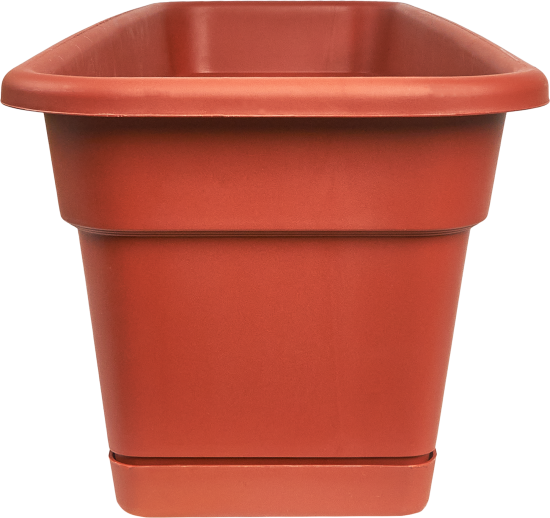 Ящик балконный 60x20x17 см v12 л пластик терракот