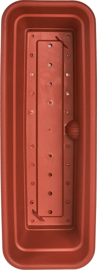 Ящик балконный 60x20x17 см v12 л пластик терракот