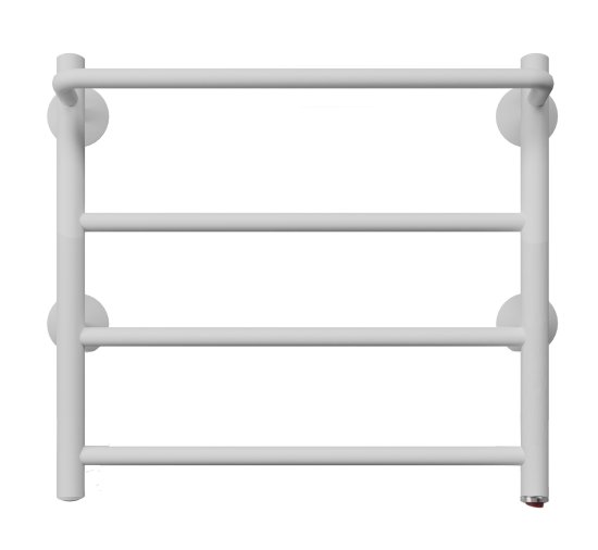 Полотенцесушитель электрический Equation 500x500 мм 50 Вт лесенка цвет белый