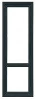 Балконная дверь ПВХ VEKA 2130x700 мм (ВxШ) правая однокамерный стеклопакет цвет белый/серый антрацит