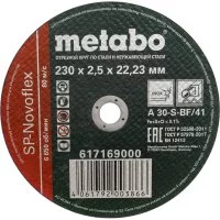 Отрезной круг по нержавейке Metabo SP-Novoflex