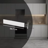 Фасад для кухонного шкафа 59.7x7.3 см Миус ЛДСП цвет белый