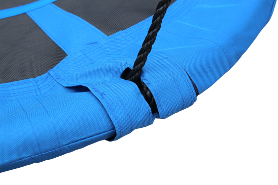 Качели детские подвесные Гнездо металл синий