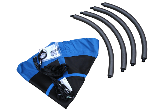 Качели детские подвесные Гнездо металл синий