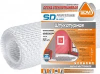 Сетка стеклотканевая штукатурная 5x5 SD-Glass 65 г/м² 1x20 м