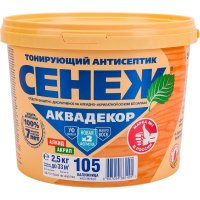 Антисептик для дерева СЕНЕЖ АКВАДЕКОР