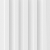 Панель МДФ Natur рейки белые 2760x122x12 мм 0.4 м²