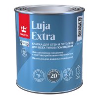 Краска моющаяся Tikkurila/Tikkivala Luja Extra полуматовая база А белая 0,9 л