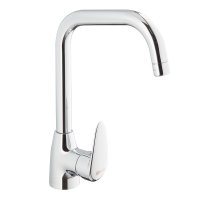 Смеситель для кухни Lemark Pramen хром с высоким изливом однорычажный (LM3355C)