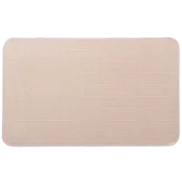 Коврик для ванной Swensa Canva 50x80 см цвет бежевый
