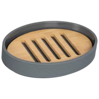 Мыльница Swensa Koi SWP-2415-GRY-04 пластик цвет серый