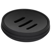 Мыльница Swensa Lago SWP-2410-BLK-04 пластик цвет черный