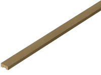 Рейка МДФ Дуб Тангент натуральный 280x4x1.6 см