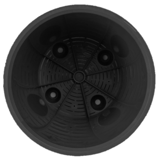 Горшок для цветов Ingreen London ø28 см v10.5 л пластик цвет белый жасмин