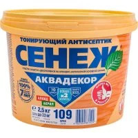 Антисептик для дерева СЕНЕЖ АКВАДЕКОР