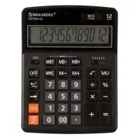 Настольный калькулятор BRAUBERG EXTRA-12-BK