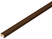 Рейка МДФ Орех натуральный 280x3.5x2.5 см