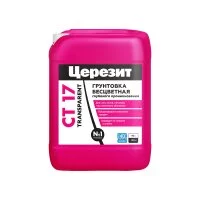 Грунт Церезит СТ 17 Transparent глубокого проникновения 10 л