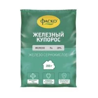 Средство защиты растений от болезней Фаско Железный купорос 200 г