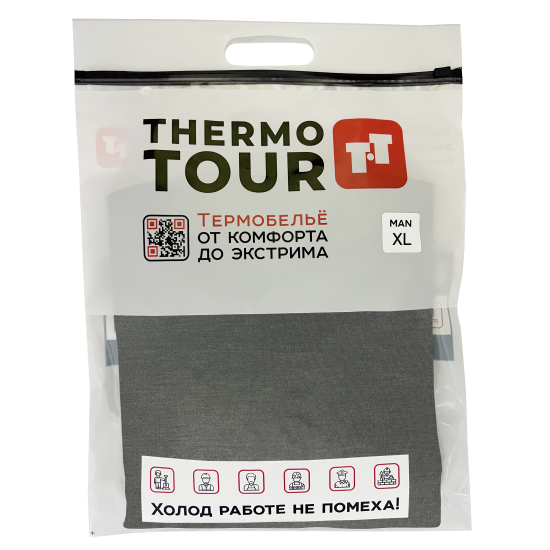 Комплект термобелья Thermotour М.8013 цвет черный размер XL
