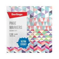 Флажки-закладки Berlingo ultra sticky geometry