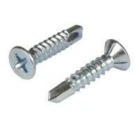 Оконный белый оцинкованный квадра саморез КВАДРА 3.9x35, кор. 1000 шт.
