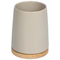 Стакан для зубных щёток Swensa Harry SWC-2501-BG-03 керамика цвет бежевый