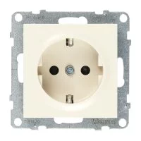 Розетка Legrand Suno встраиваемая слоновая кость со шторками (721220)