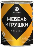 Краска для мебели и игрушек моющаяся Eskaro Toys & Furniture полуматовая цвет прозрачный база С 0.9 л