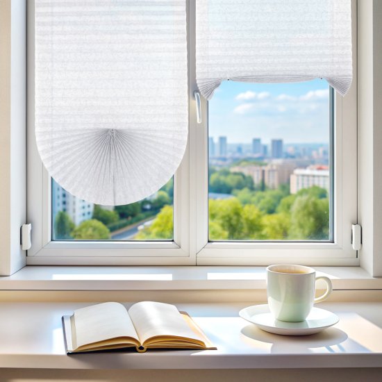 Штора-плиссе Room Decor LY-ETS-PB01 90x180 см полиэстер белый