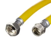 Шланг для газа ПВХ армированный Elka 3/4 НР(ш) х 3/4 ВР(г) 250 см желтый
