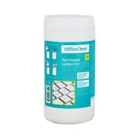Чистящие влажные салфетки для пластика OfficeClean 260885