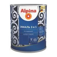 Алкидно-уретановая эмаль по ржавчине ALPINA 948103622