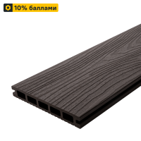 Террасная доска ДПК T-Decks цвет Венге 150x20x4000 мм двусторонняя вельвет/структура древесины 0.6 м²