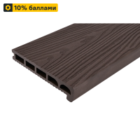 Полуступень прямая 35x170x3000 мм ДПК цвет венге