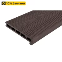 Полуступень прямая 35x170x3000 мм ДПК цвет венге