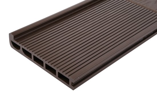 Полуступень прямая 35x170x3000 мм ДПК цвет венге