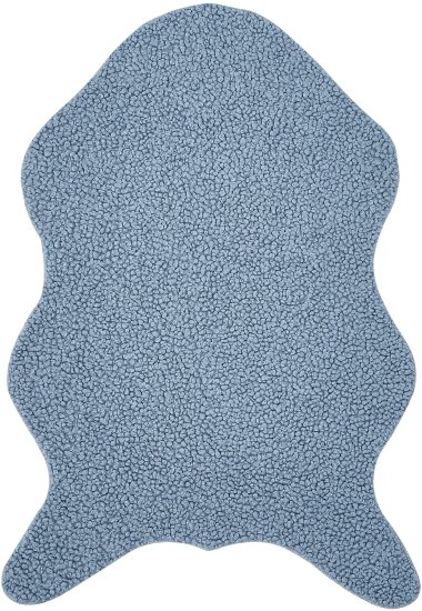 Ковер Teddy 60x90 см полиэстер цвет синий