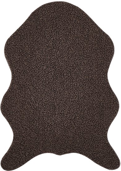 Ковер Teddy 60x90 см полиэстер цвет коричневый