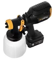 Краскопульт аккумуляторный Tecmaster T1250, 20 В Li-ion 4 Ач, 1 л/мин
