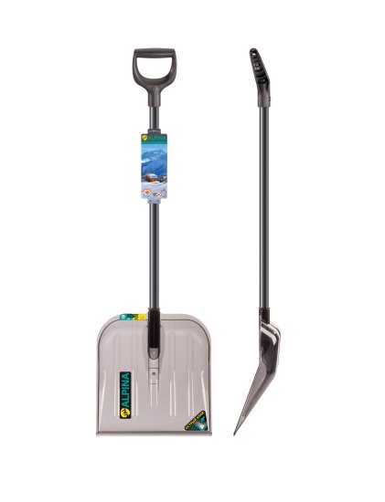 Лопата для уборки снега Val Alpina 78105 120 см сталь с черенком