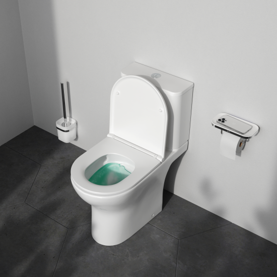 Унитаз-компакт AM.PM Fresh 2.0 Tornado C8B8900LMSC безободковый сиденье с микролифтом двойной смыв