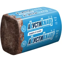 Звукоизоляция Knauf Insulation АкустиKnauf 75 мм 10 шт 610x1000 мм 6.1 м²