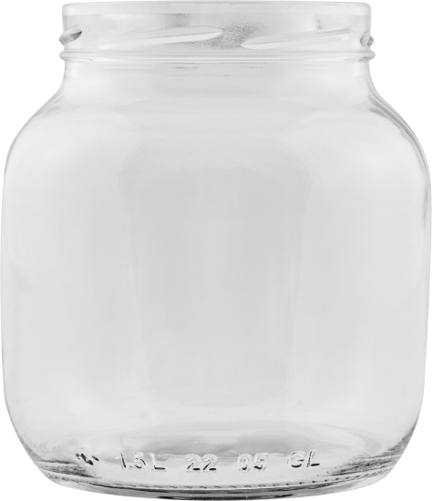 Банка Твист-офф Дачная 1500 мл стекло прозрачная