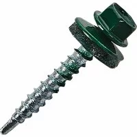 Кровельный оцинкованный саморез STARFIX 5,5x25 мм PT3 RAL 6005 4500 штук