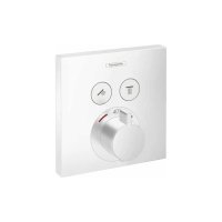 Термостатический смеситель для душа (внешняя часть) Hansgrohe матовый белый Select 15763700