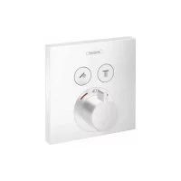 Термостатический смеситель для душа (внешняя часть) Hansgrohe матовый белый Select 15763700
